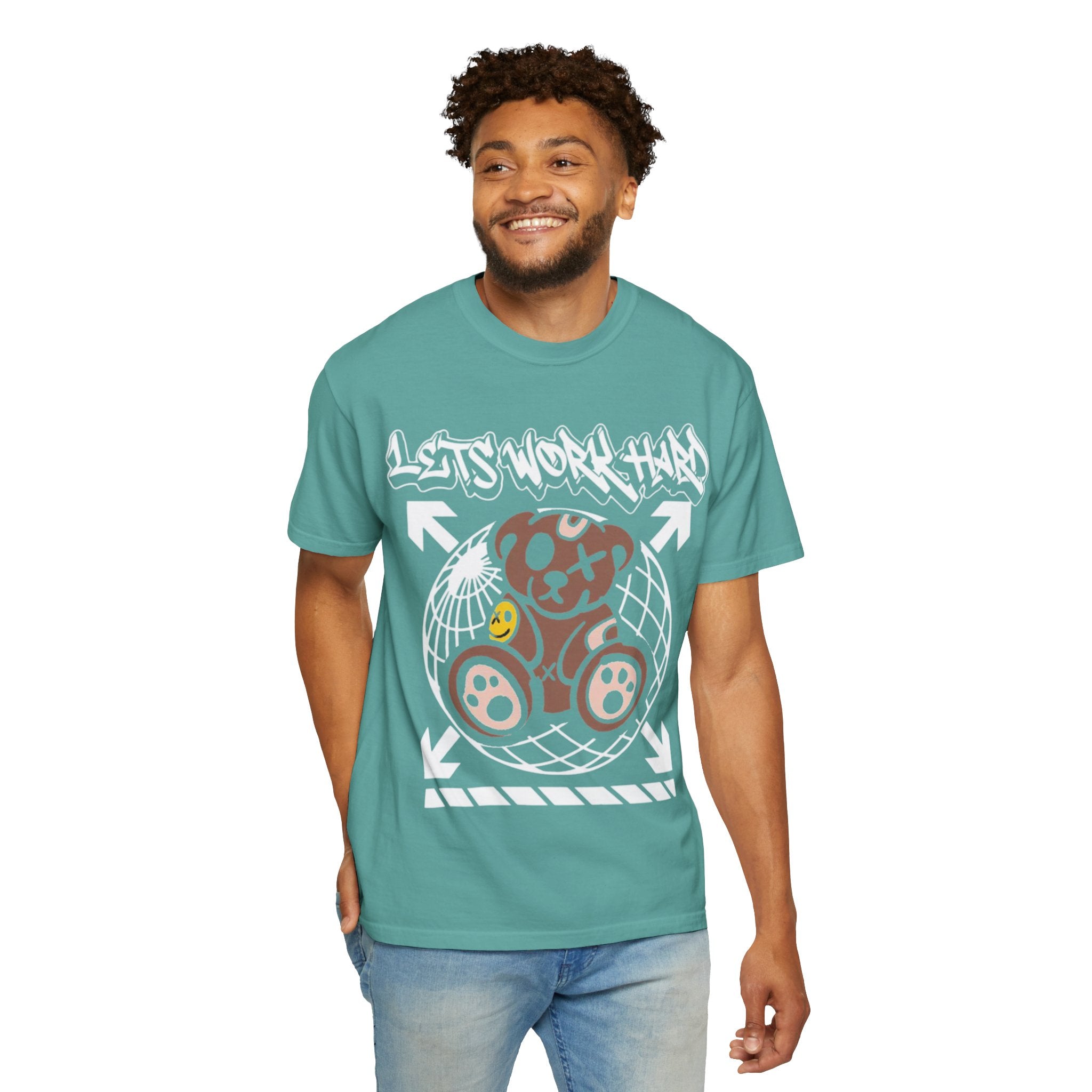 LETS WORK HARD  T-shirt - DRIPPINHTX